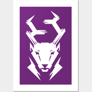 Stag Left Chest Posters and Art